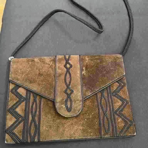 Authentic Vintage Saint Laurent Envelope Style Shoulder Bag - Picture 5 of 11